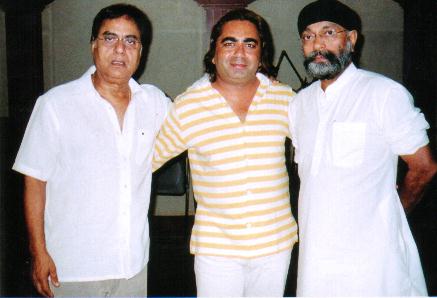 with music director Uttam Singh and Singer Jagjit Singh