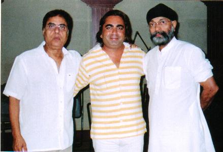 With Music Director Uttam Singh and Singer Jagjit Singh