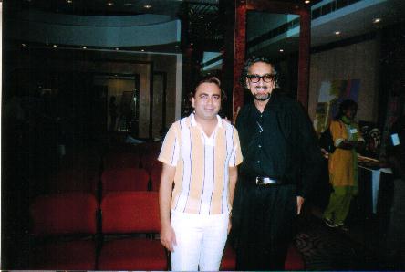 Aug 17,2005 with Play Director Alaque Padamsee at Mumbai