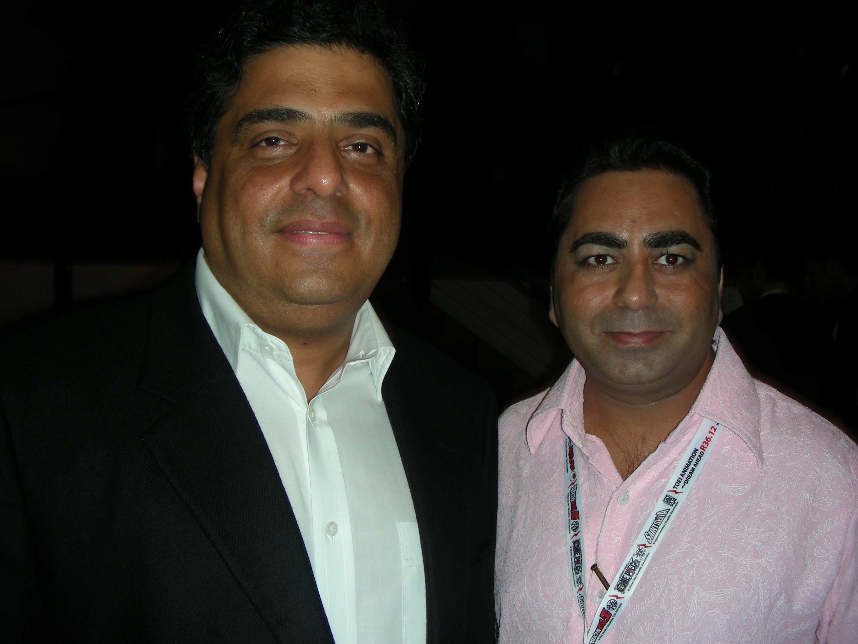 October 8,2007 With Film Producer Ronnie Screwwala At MIPCOM, Cannes, France