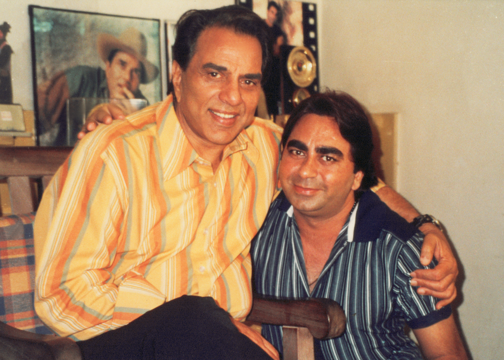 2005 With Dharm ji at his house in Mumbai