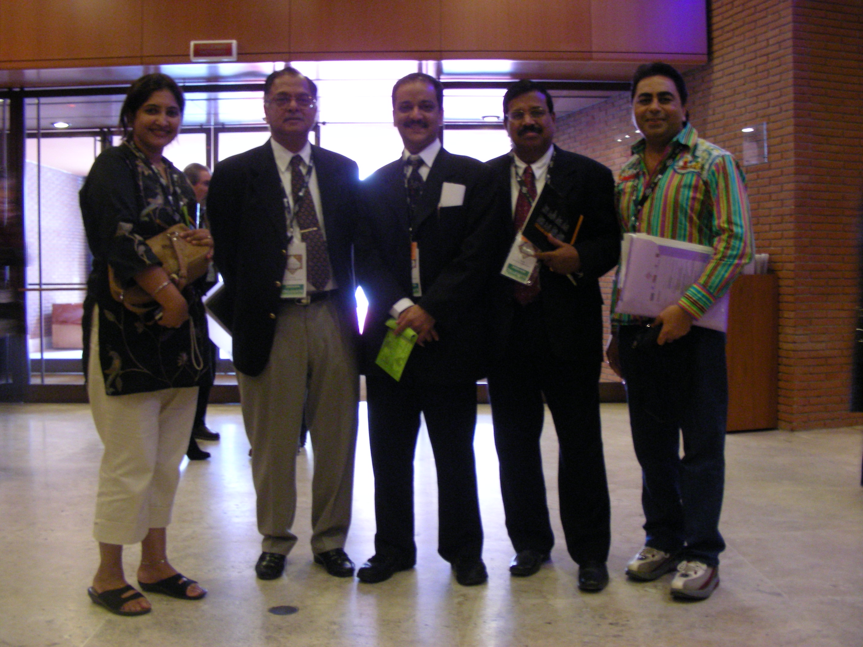 Oct;19 2007 With L.V.Parsad and others At Rome Film Festival Rome, Italy