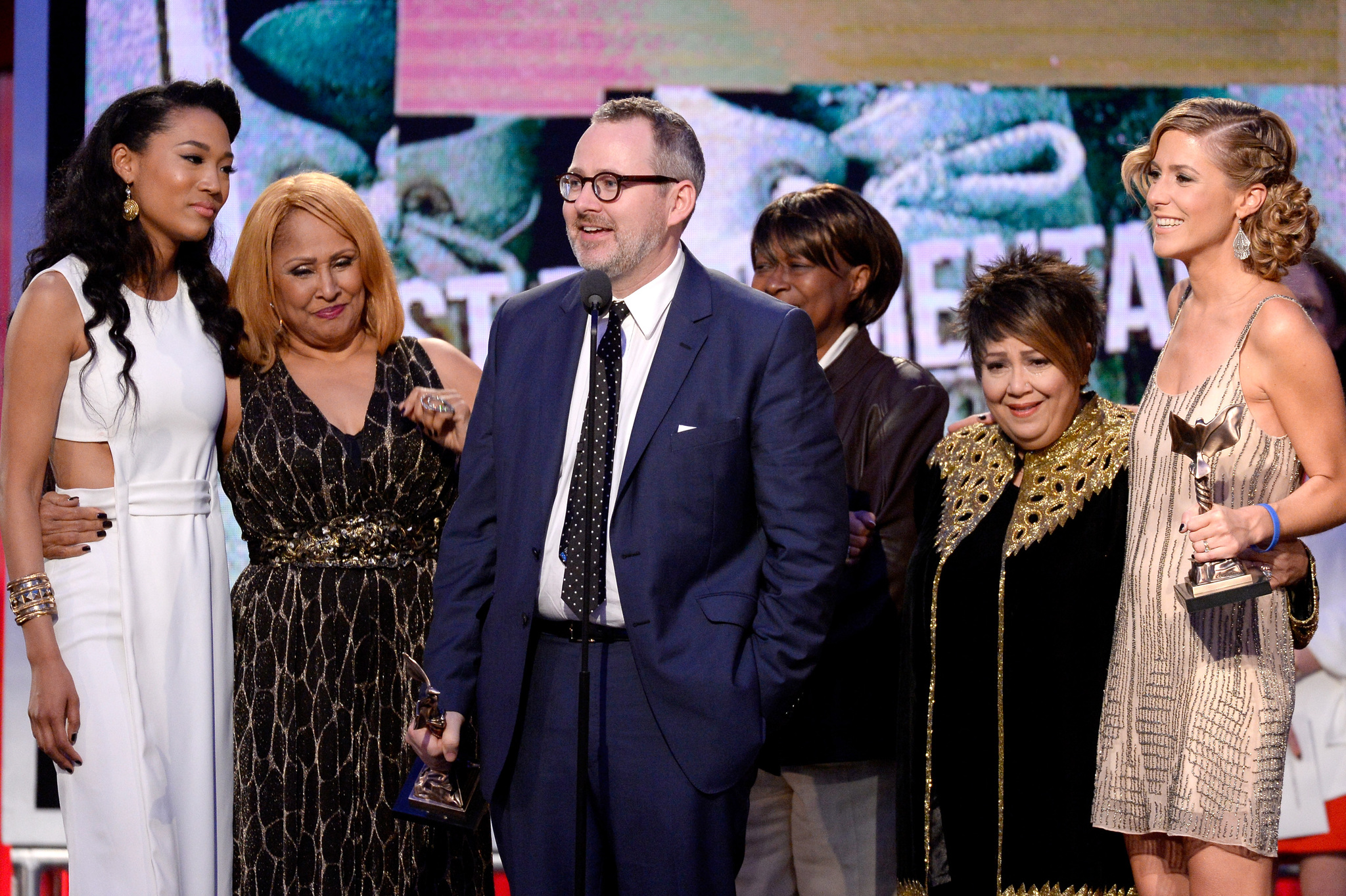 Claudia Lennear, Darlene Love, Táta Vega, Morgan Neville, Caitrin Rogers and Judith Hill