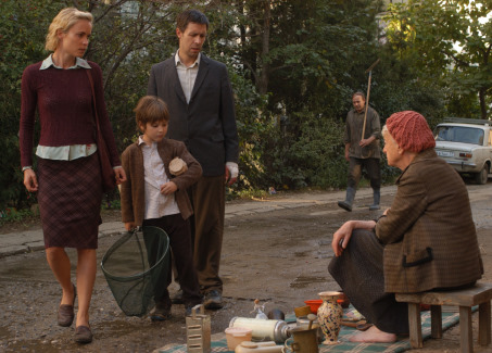 Still of Paddy Considine and Radha Mitchell in The Half Life of Timofey Berezin (2006)