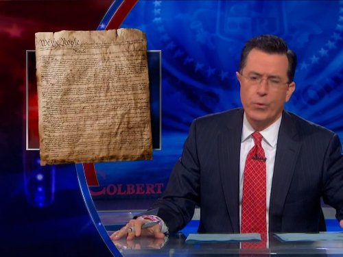 Still of Stephen Colbert in The Colbert Report (2005)