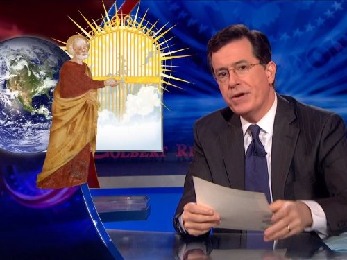 Still of Stephen Colbert in The Colbert Report (2005)