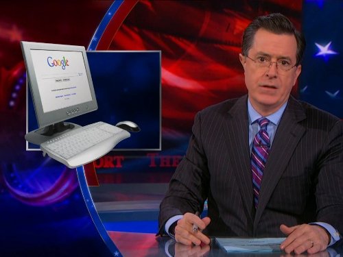 Still of Stephen Colbert in The Colbert Report (2005)