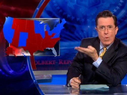 Still of Stephen Colbert in The Colbert Report (2005)