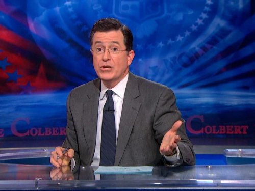 Still of Stephen Colbert in The Colbert Report (2005)