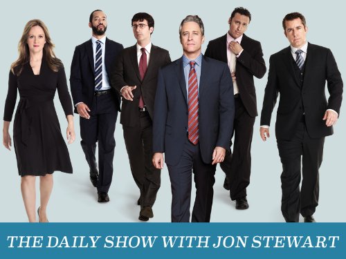 Stephen Colbert, Aasif Mandvi, Jon Stewart, John Oliver and Samantha Bee in The Daily Show (1996)