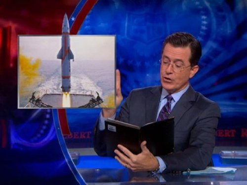 Still of Stephen Colbert in The Colbert Report (2005)