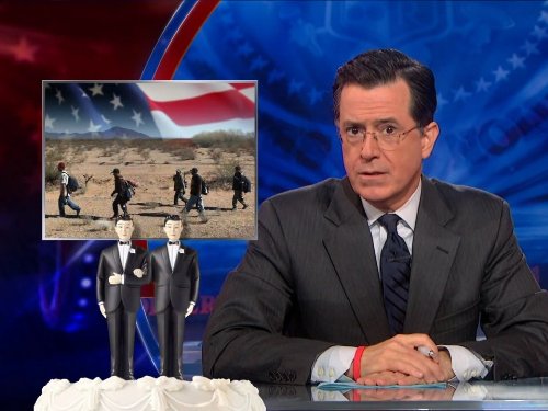 Still of Stephen Colbert in The Colbert Report (2005)