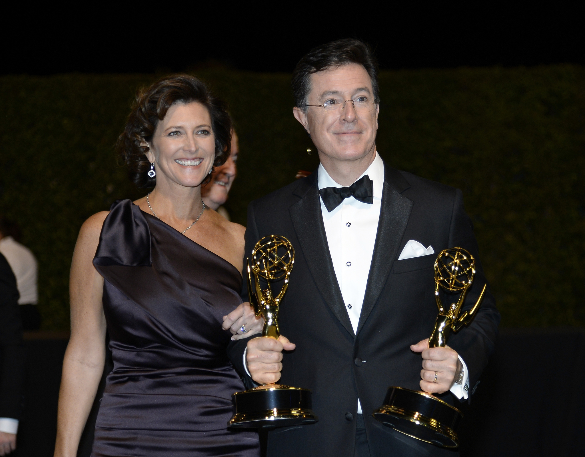 Stephen Colbert and Evelyn McGee