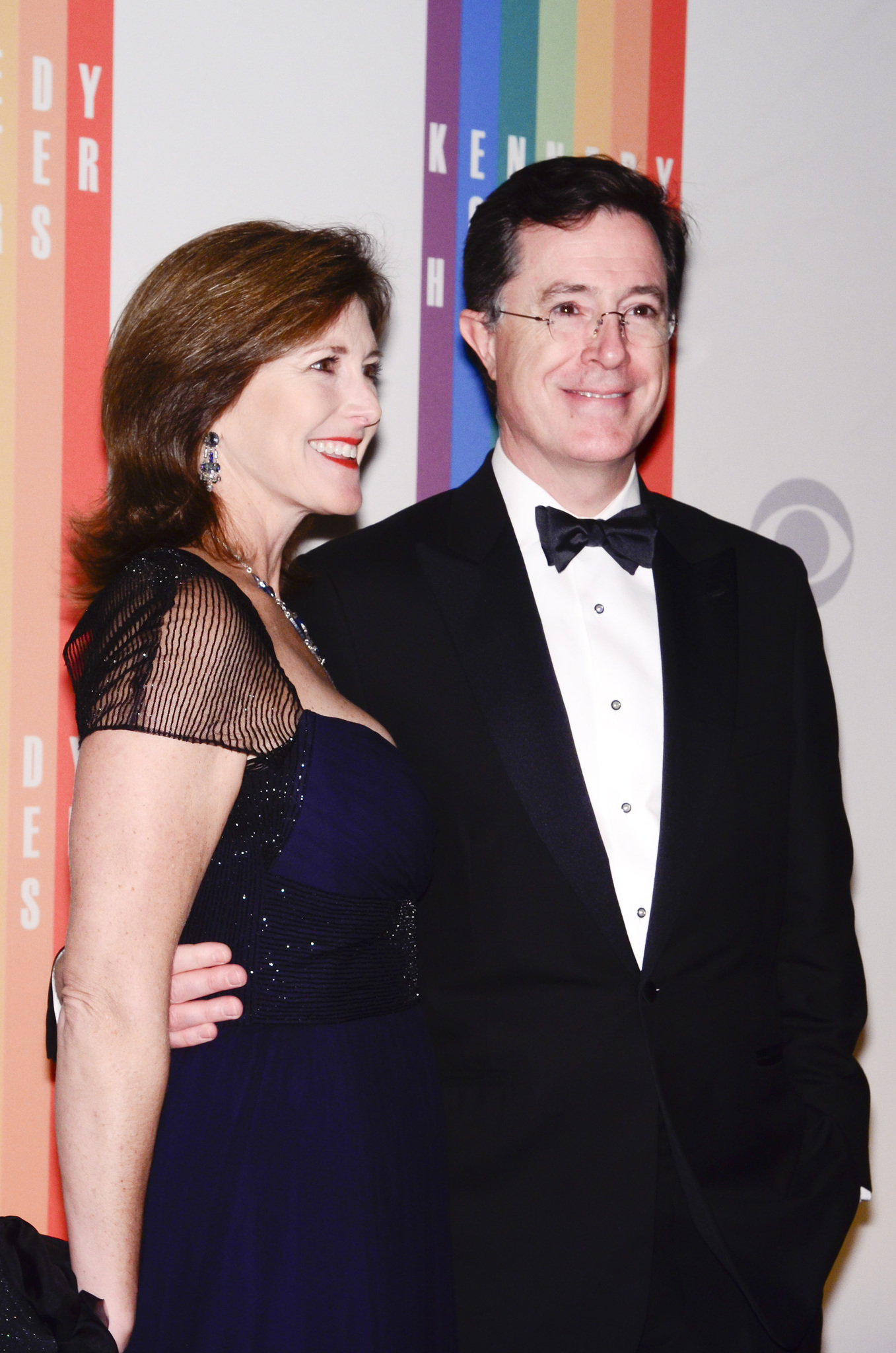 Stephen Colbert and Evelyn McGee