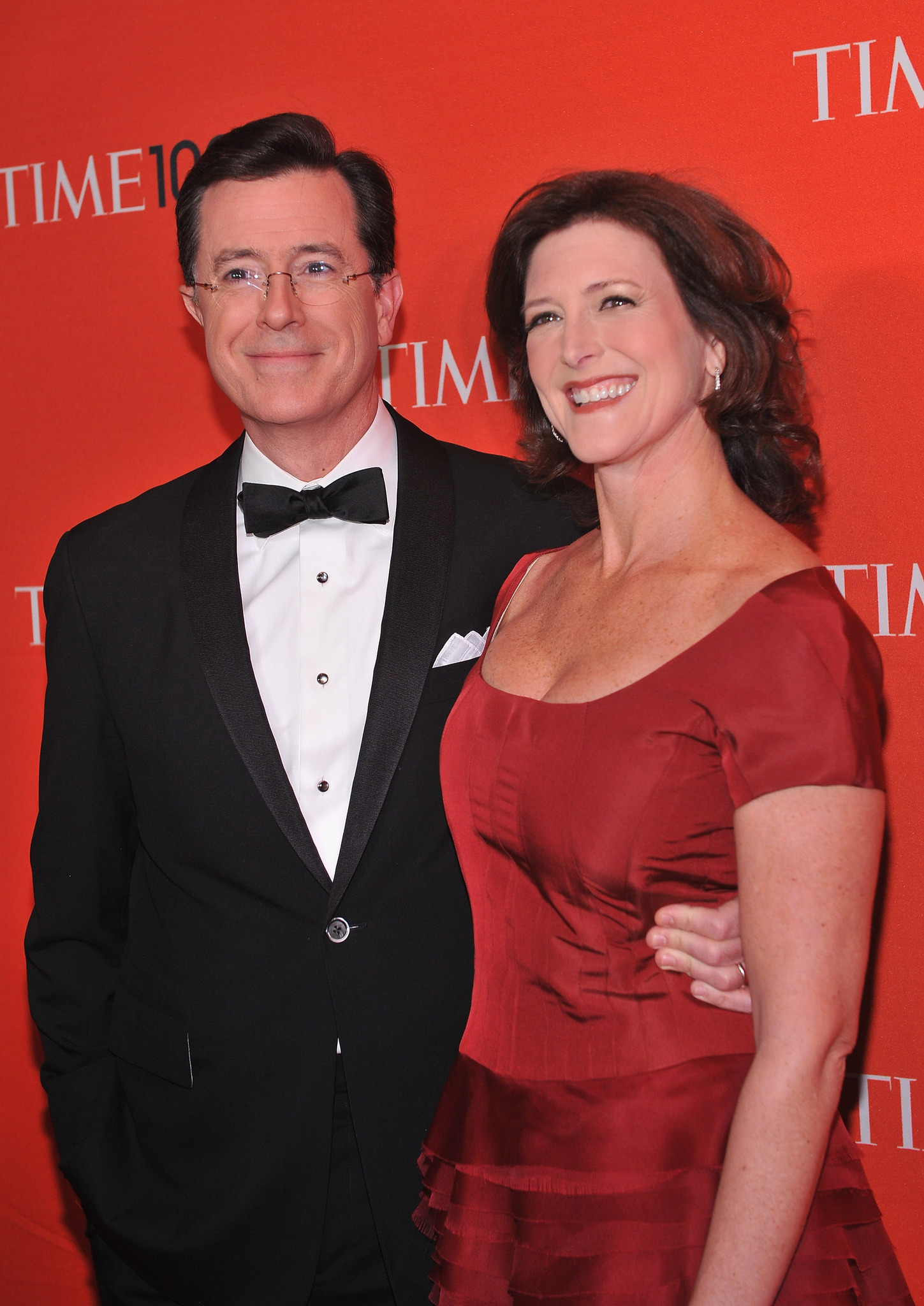 Stephen Colbert and Evelyn McGee