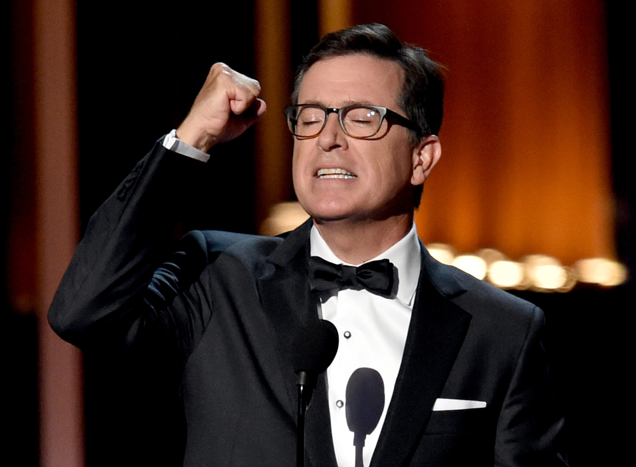 Stephen Colbert at event of The 66th Primetime Emmy Awards (2014)