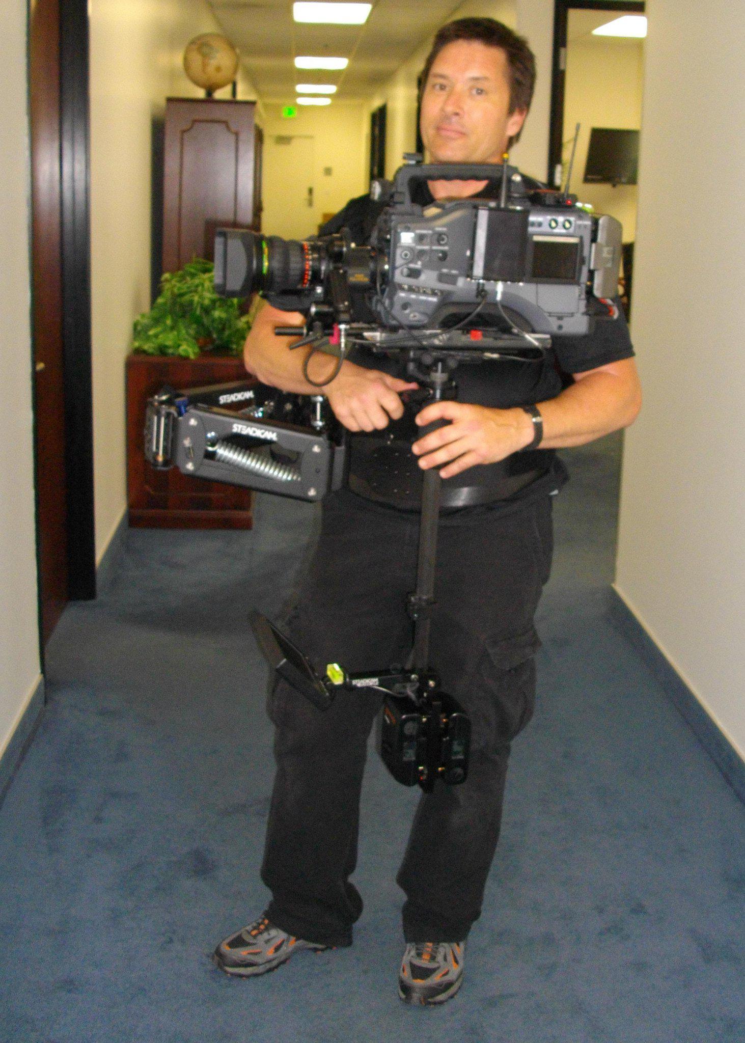 Hilaire Brosio Steadicam Operator on Herbalife Commercial
