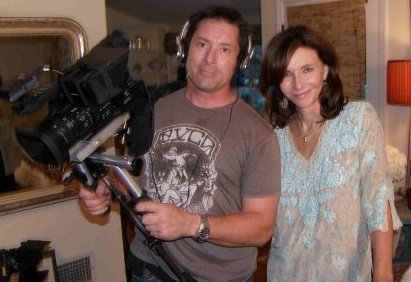 Hilaire Brosio and Mary Steenburgen on the 