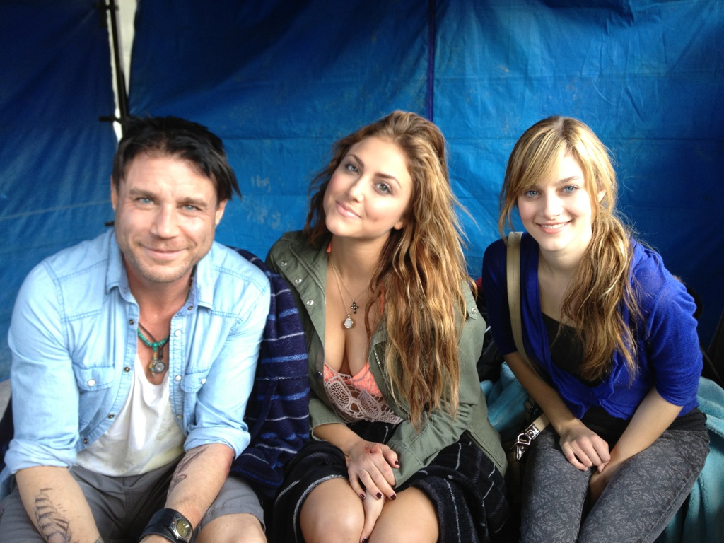 Shooting with Jaason Simmons and Cassie Scerbo 2013