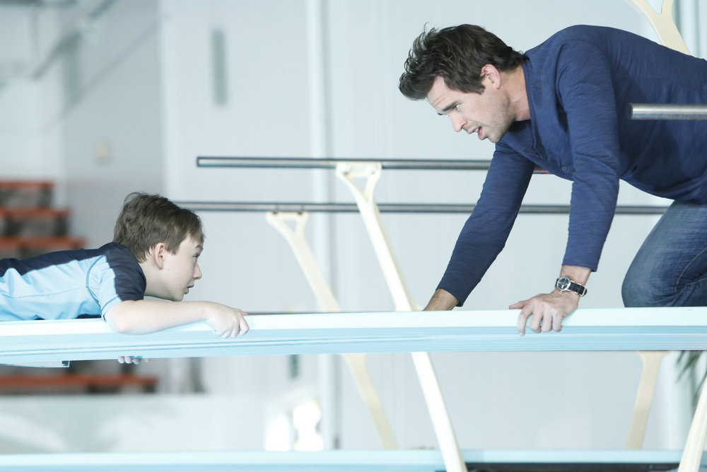 Still of David Walton and Benjamin Stockham in About a Boy (2014)