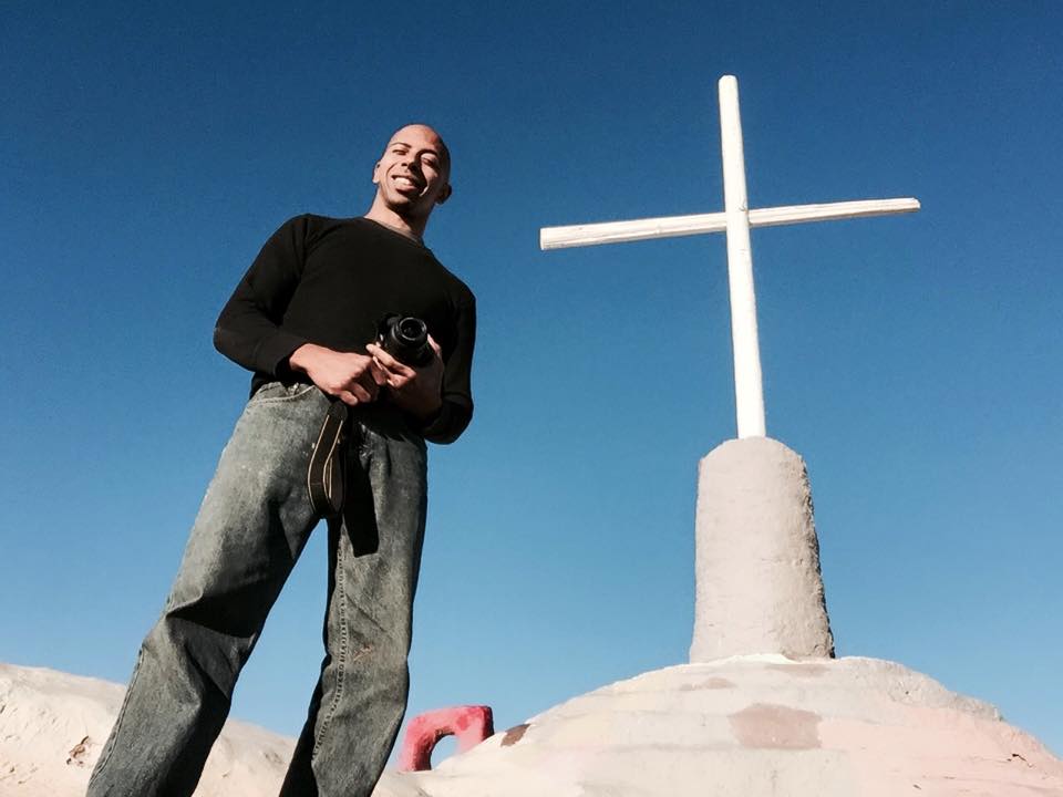 Working on a documentary over on Salvation Mountain in Niland, California.