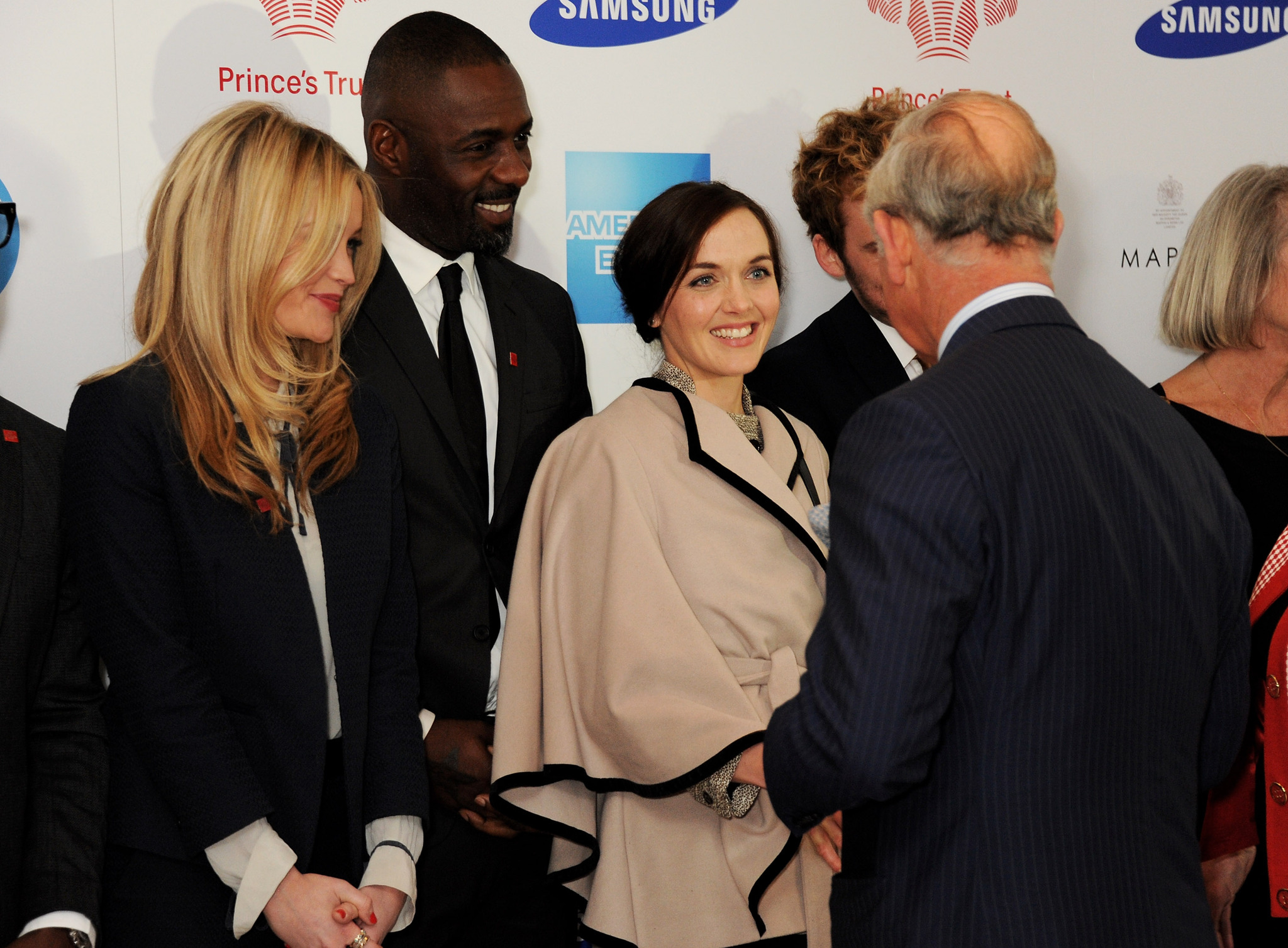 Idris Elba, Victoria Pendleton, Laura Whitmore and Sam Claflin