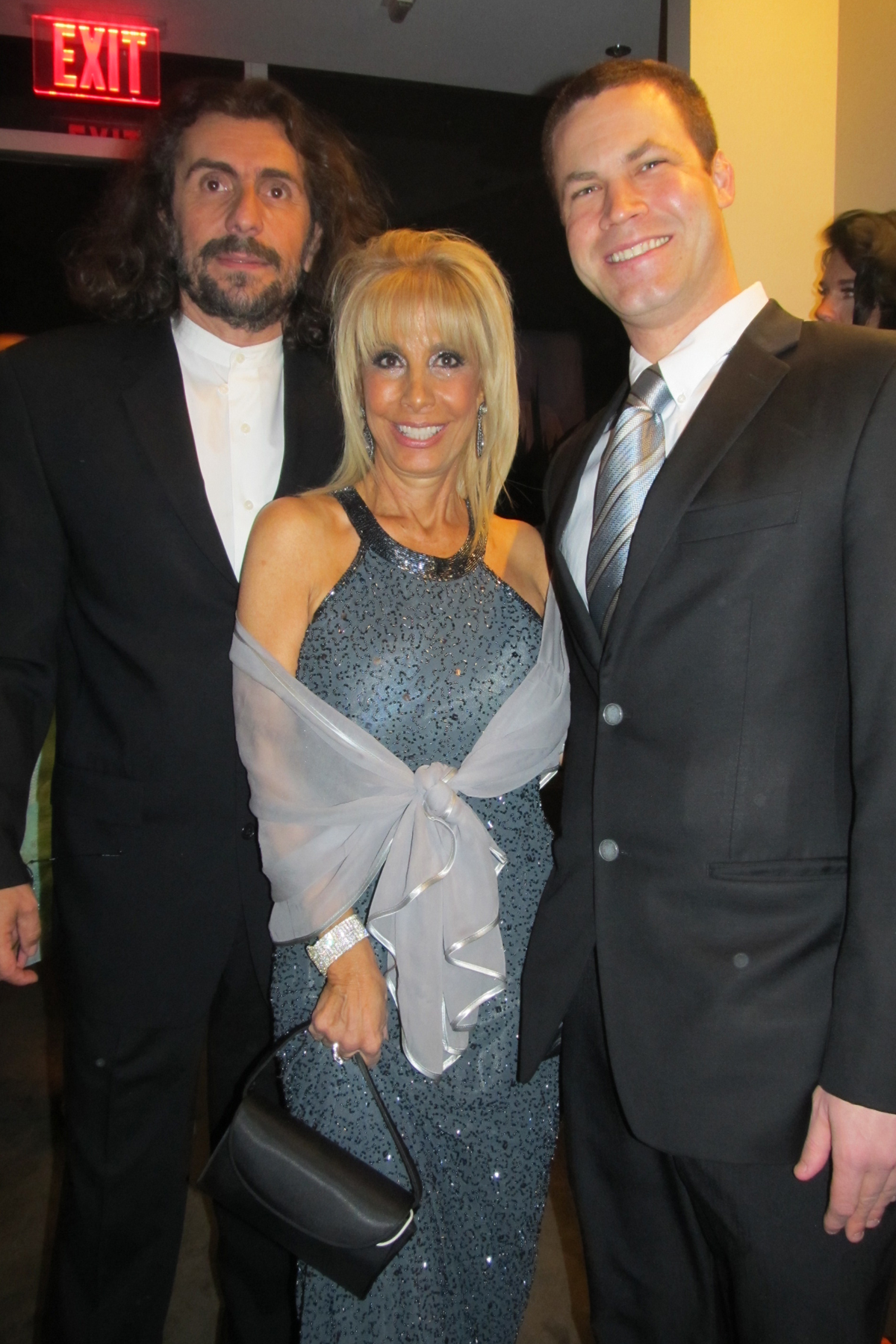 OSCARS AFTER PARTY, ACTOR ALEX VEADOV, JARED SAFIER PROD. AND NADIA SAHARI-Feb. 2013