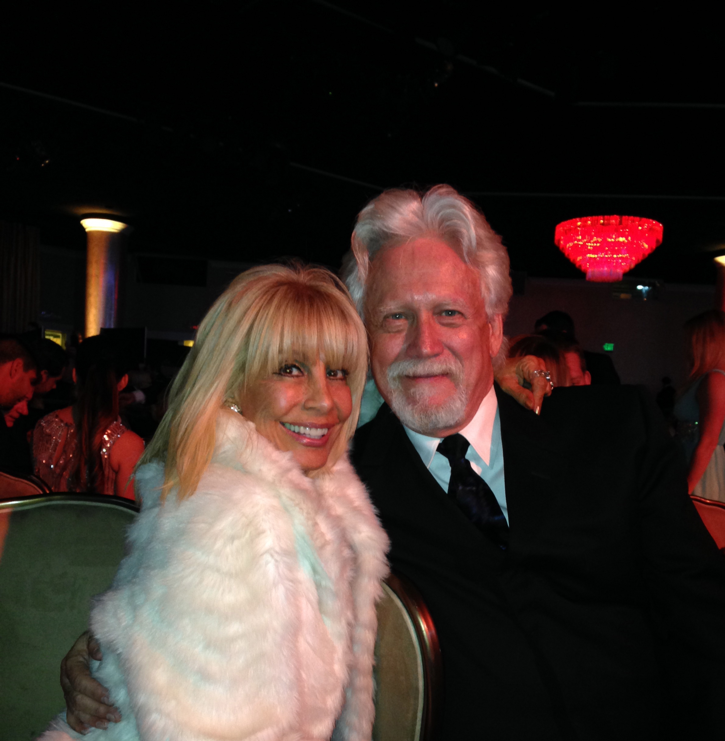 Bruce Davison actor with me at the Oscar's Feb. 2015.