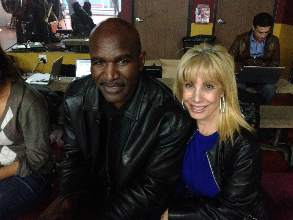 Evander Holyfield and Nadia Sahari