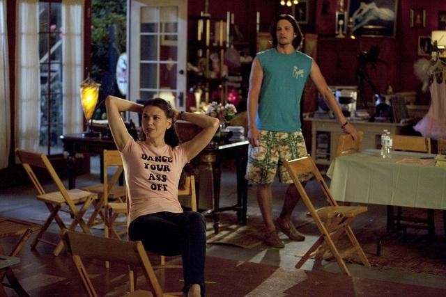 Still of Nathan Parsons and Sutton Foster in Bunheads (2012)