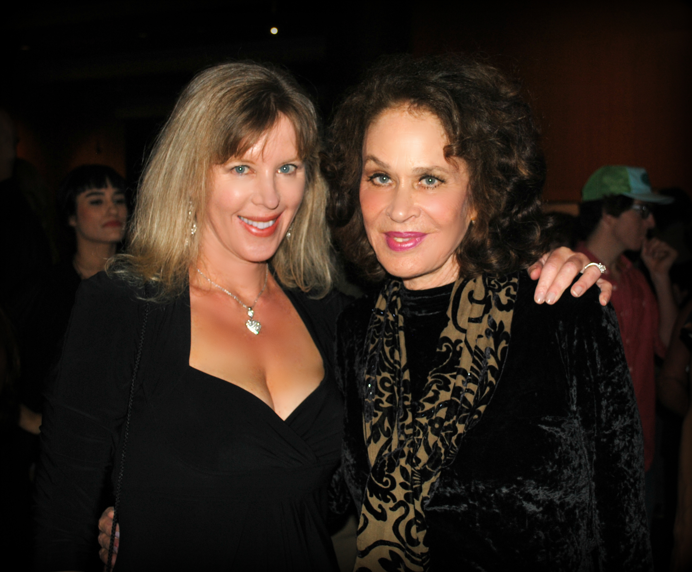 Karen Black and I at the premiere.