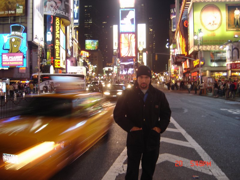 NEW YORK STATE OF MIND ANTHONY JAMES LEDESMA TIME SQUARE NEW YORK, NEW YORK.