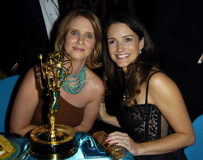 Kristin Davis and Cynthia Nixon