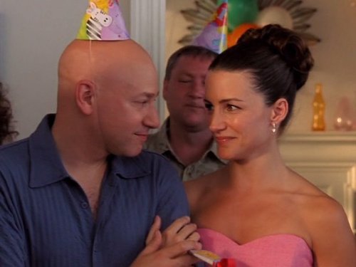 Still of Kristin Davis and Evan Handler in Sex and the City (1998)