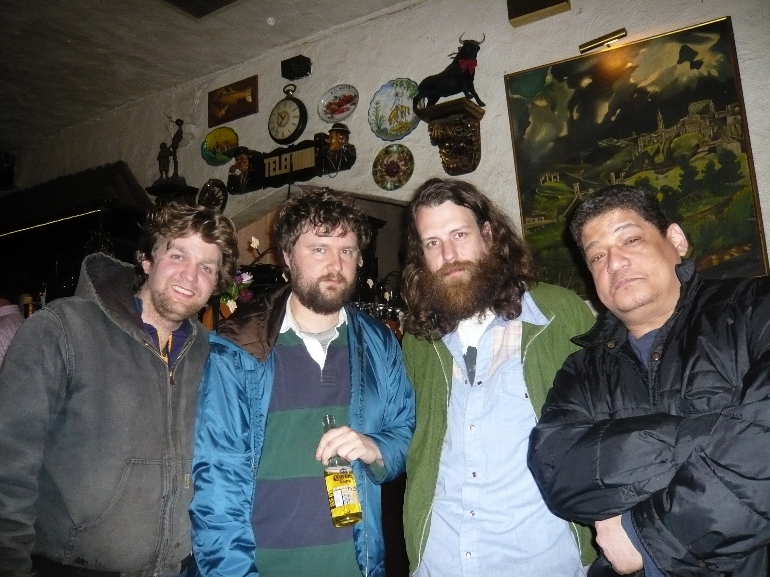 Luke Oleksa, Michael M. Bilandic, Sean Price Williams, and Francisco De Arriba at the Word Premier after party of 