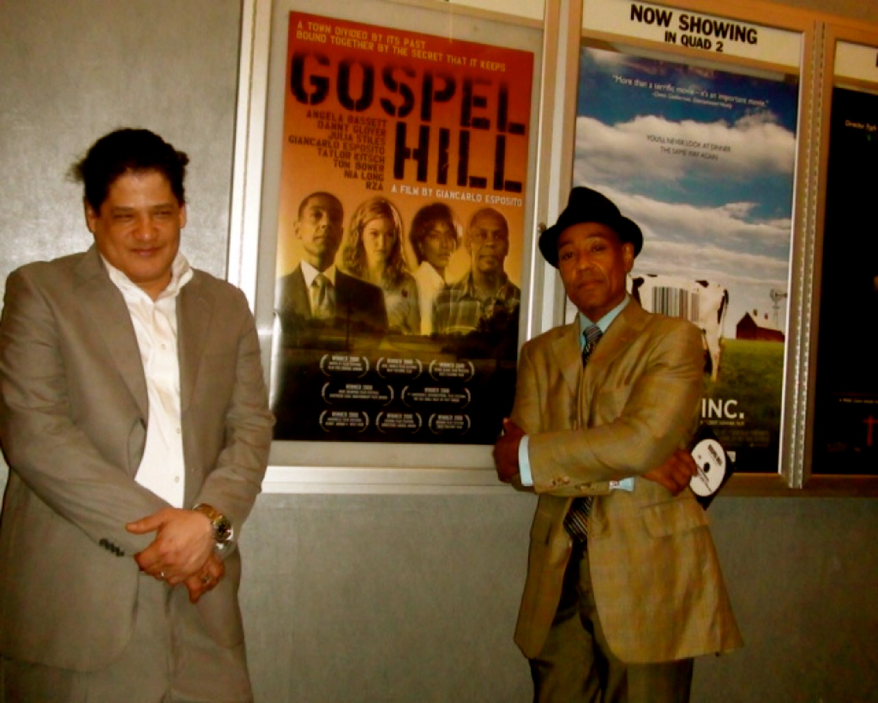 Francisco De Arriba/Giancarlo Esposito at Gospel Hill Premier. NYC 2008