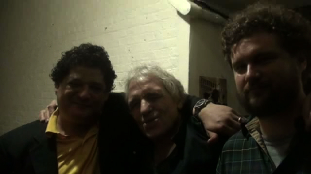 Francisco De Arriba, Abel Ferrara and Michael M. Bilandic in the premier of Happy Life at Dumbo in Brooklyn NYC OCT 15TH 2011