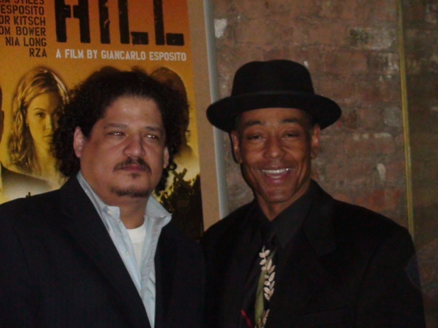 Francisco De Arriba and Giancarlo Esposito at Gospel Hill premier NYC 2008