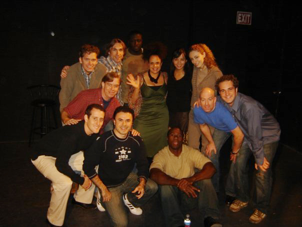 With the 'Improv Now' improvisation group.
