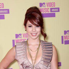 Jillian Rose Reed attends the 2012 MTV VMA's