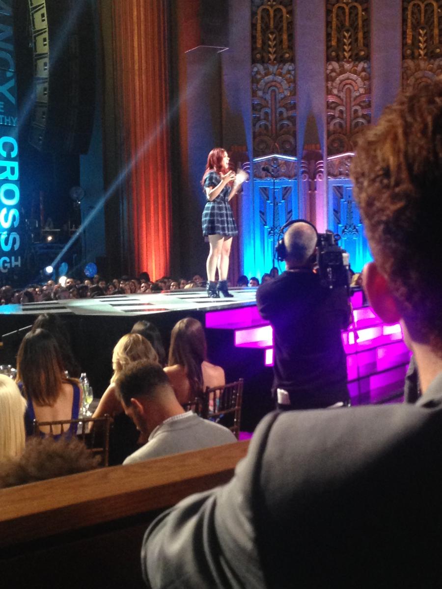 JILLIAN ROSE REED PRESENTS AT THE 2014 YOUNG HOLLYWOOD AWARDS AT THE WILTERN THEATER IN LOS ANGELES