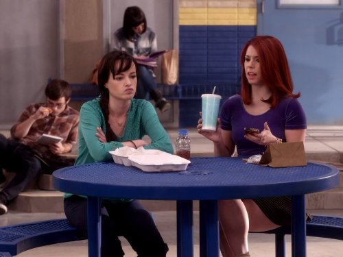 Still of Ashley Rickards and Jillian Rose Reed in Awkward. (2011)