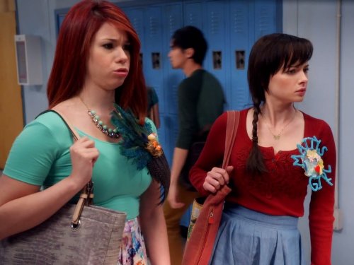 Still of Ashley Rickards and Jillian Rose Reed in Awkward. (2011)