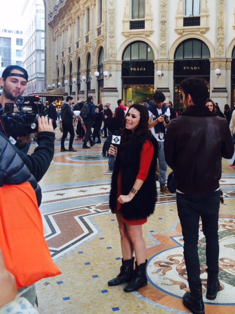 JILLIAN ROSE REED IN MILAN ITALY AS CO-HOST OF THE 2015 MTV EMA'S