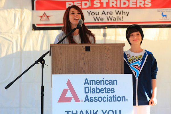 JILLIAN ROSE REED & BROTHER ROBBIE TUCKER SPEAK AT THE 2012 AMERICAN DIABETES ASSOC. 'STEP OUT LOS ANGELES' WALK IN GRIFFITH PARK
