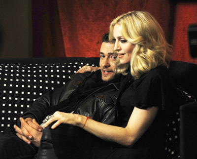 Madonna and Justin Timberlake at event of Madonna: Live from Roseland Ballroom (2008)