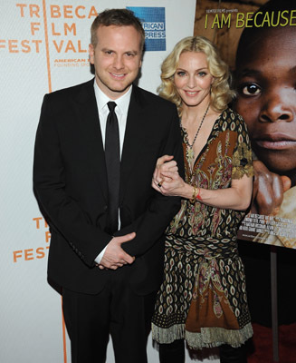 Madonna and Nathan Rissman at event of I Am Because We Are (2008)