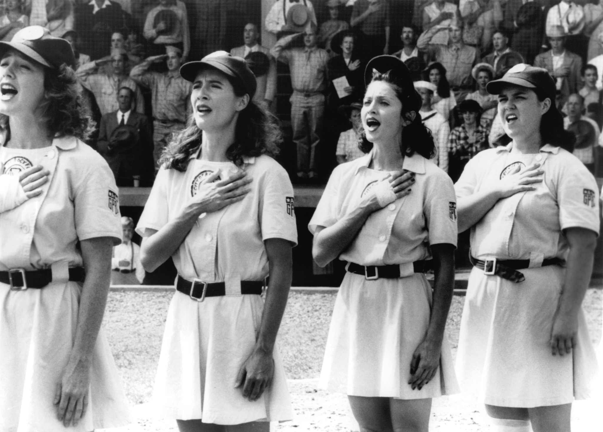 Still of Madonna, Rosie O'Donnell and Anne Ramsay in A League of Their Own (1992)