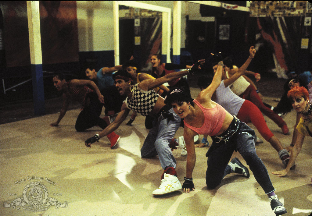 Still of Lucinda Dickey and Adolfo Quinones in Breakin' 2: Electric Boogaloo (1984)