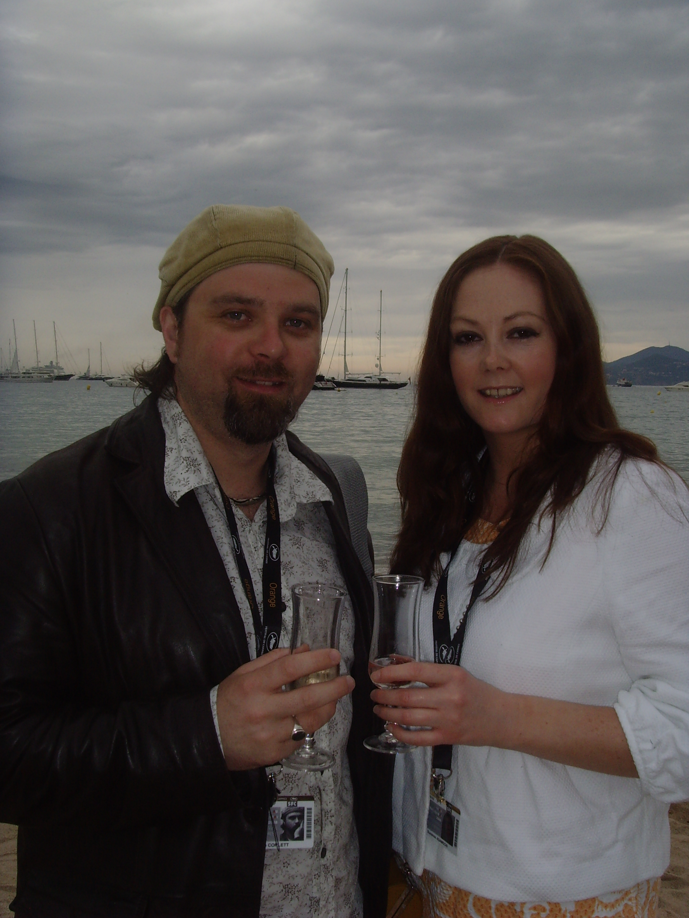Director Dale Corlett and Actress Suzanne Adamson at the 61st Festival de Cannes